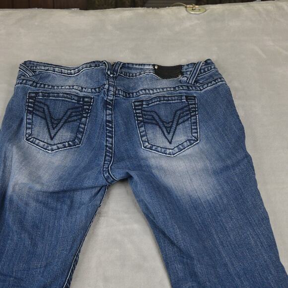 VIGOSS Jeans Womens 18 (35x30) The Chelsea Slim Boot Blue Denim - Picture 10 of 11
